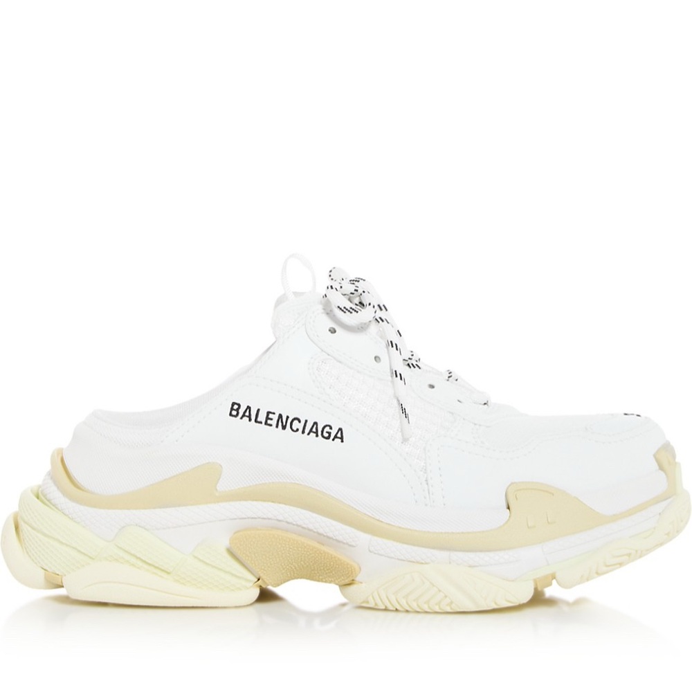 Authentic Balenciaga Women’s Triple S Mule Sneaker